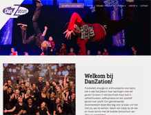 Tablet Screenshot of danzation.nl
